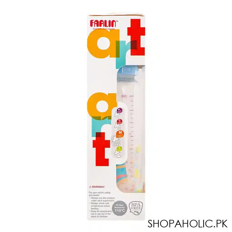 Farlin Silky PP Standard Neck Feeding Bottle, 3m+, 240ml/8oz, Blue, AB-41017-B - Image 7