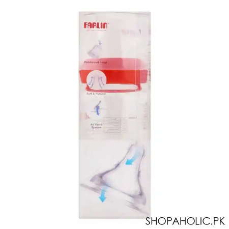 farlin silky wide neck a 33 glass feeding bottle, 240ml, ab 32008 image3