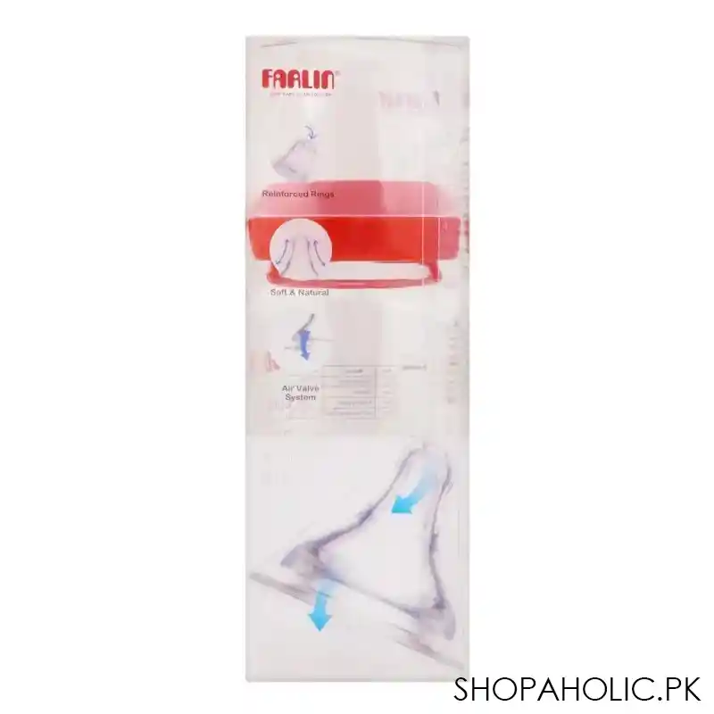 farlin silky wide neck a 33 glass feeding bottle, 240ml, ab 32008 image3
