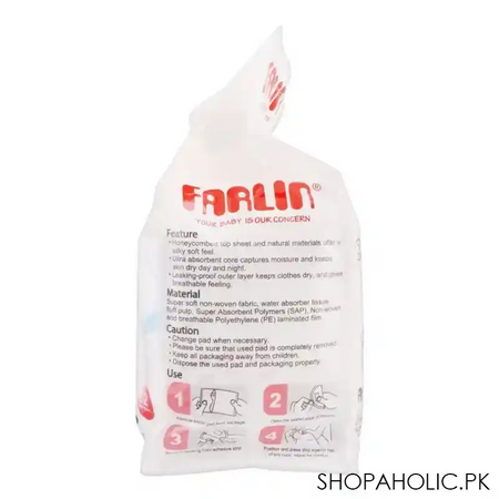 farlin ultra thin breast pad, 120 pack, aa 31015 image5