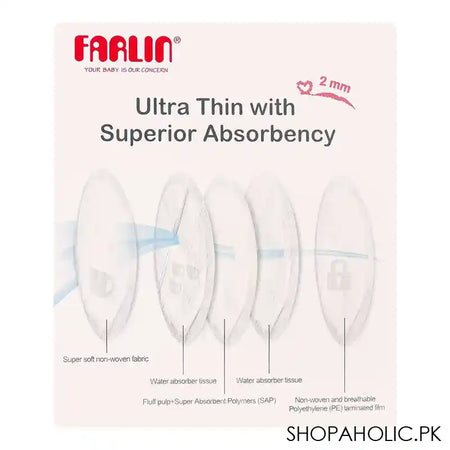 Farlin Ultra Thin Breast Pad, 60-Pack, AA-31014 - Image 6