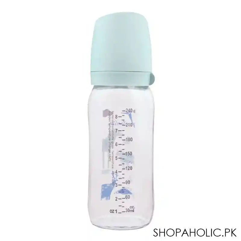 farlin wide neck a 33 glass feeding bottle, 240ml, ab 32012 main image