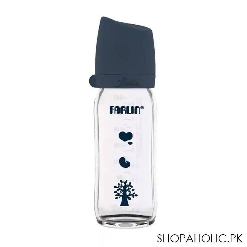 farlin wide neck a 33 glass feeding bottle, 240ml, ab 32014 02 main image
