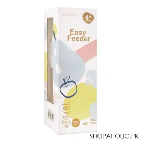 farlin wide neck easy feeding bottle, 180ml, ab 44003 b image2