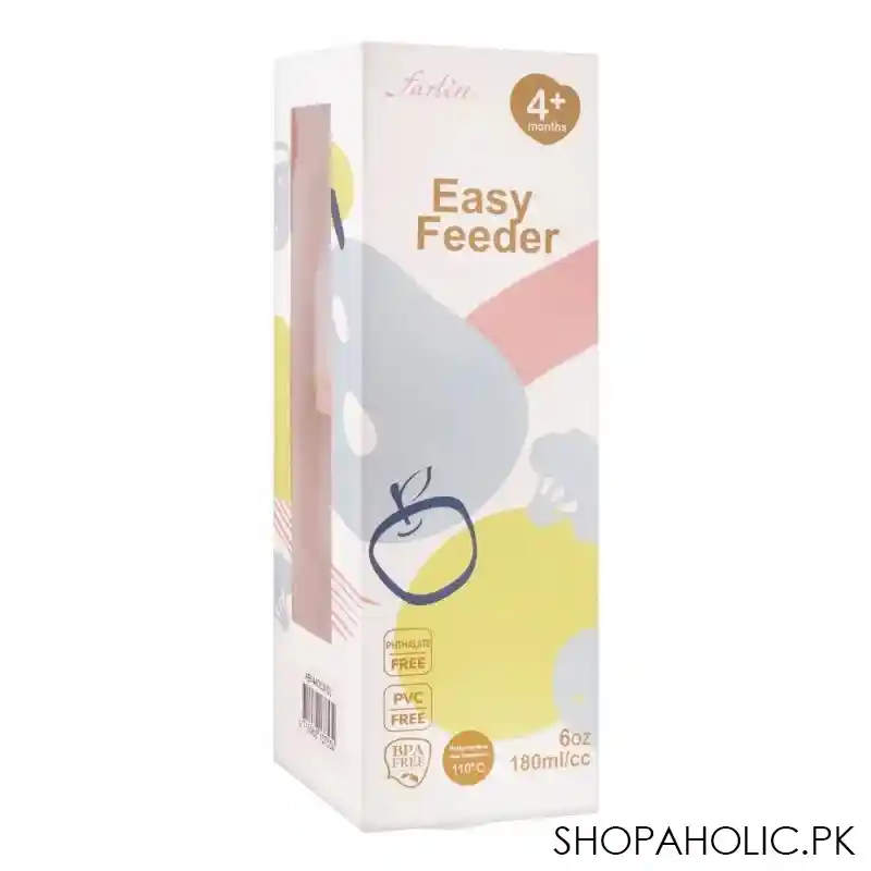 farlin wide neck easy feeding bottle, 180ml, ab 44003 g image2