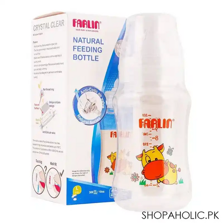 farlin wide neck natural feeding bottle, 300ml, nf 805 main image