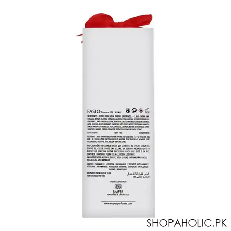 fasio essence pour femme red emper edt, fragrance for women, 100ml image3