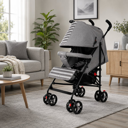 Infantes Compact Baby Stroller - Grey