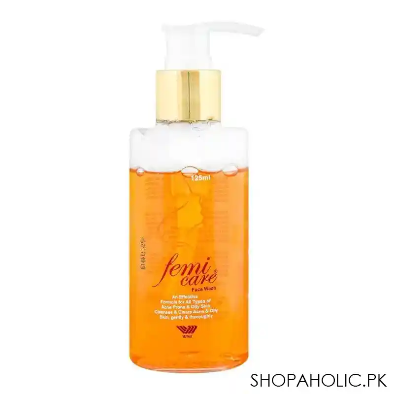 femicare face wash, for all types of acne prone & oily skin, 125ml main image
