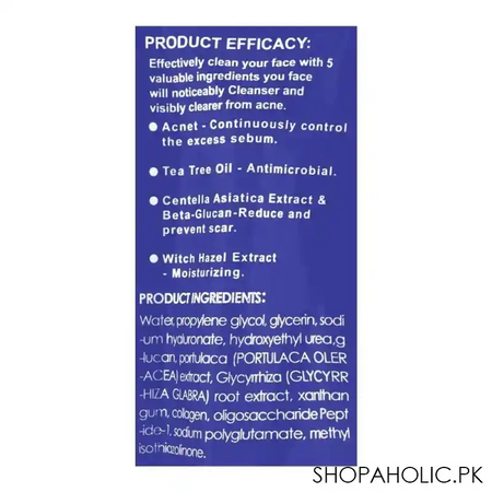 fiabila acne + clear face serum + sheet mask, 30g image3