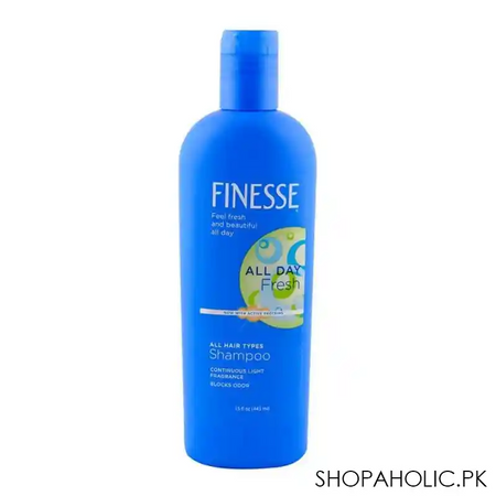 finesse all day fresh all hair types shampoo 15oz main image