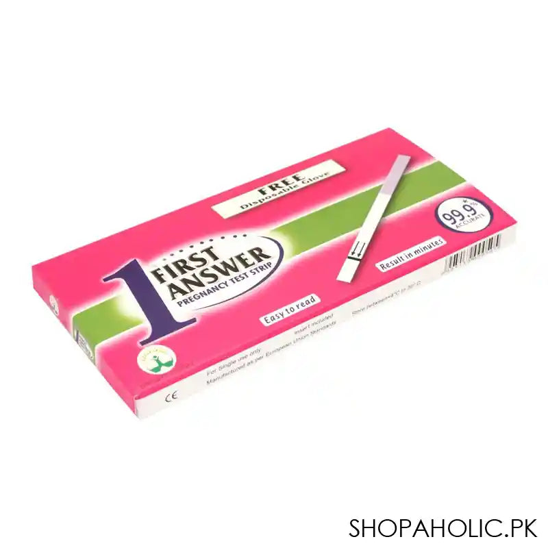 First Answer Pregnancy Test Strip Kit - Image 2