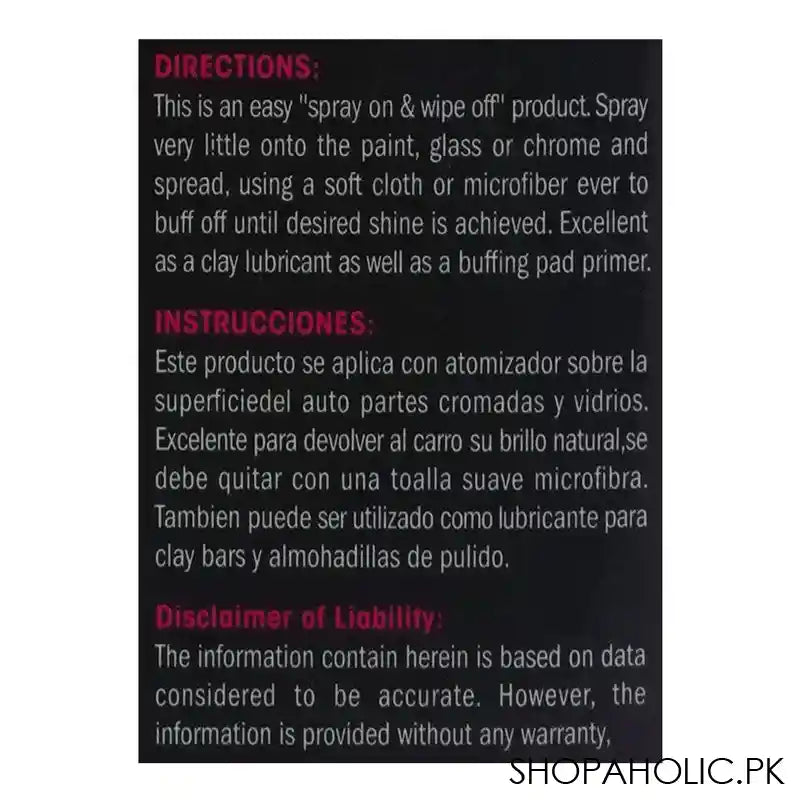 Flamingo 3-In-1 Quick Detailer 500ml F302 - Image 3