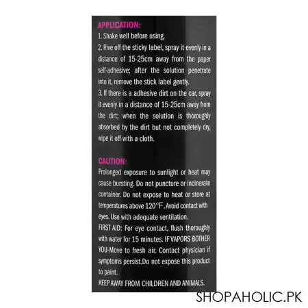 Flamingo Car Sticker Remover, 450ml - Image 2