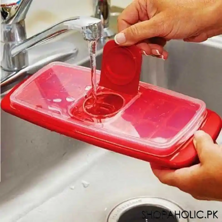 flip it 14 grid ice cube tray with lid image2