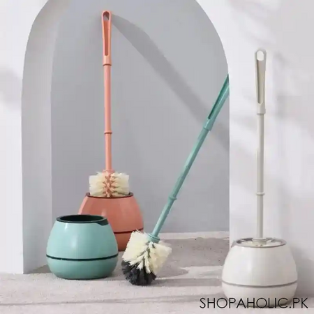 floor standing toilet brush with holder image2