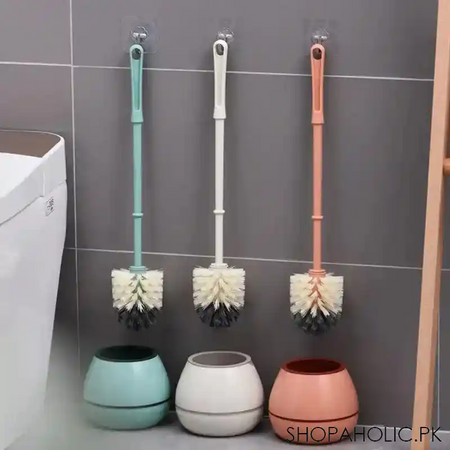 floor standing toilet brush with holder main image