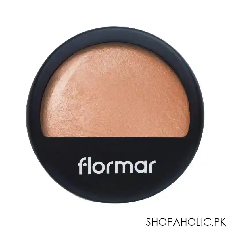 flormar baked blush on, 43 golden peach image2