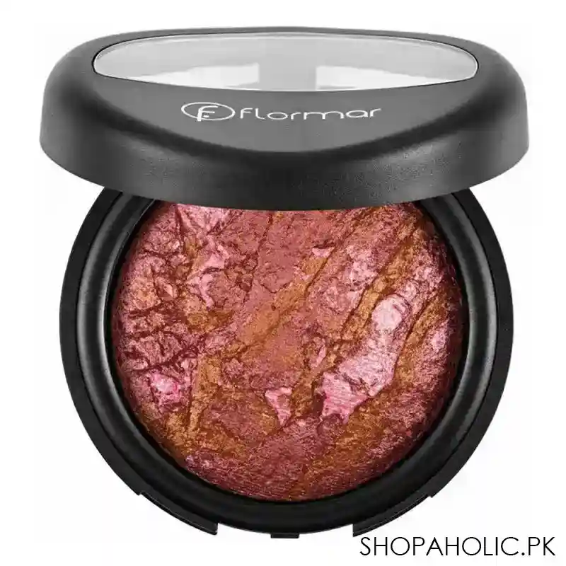 flormar baked blush on, 44, pink bronze image2