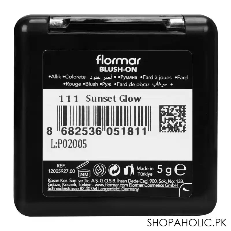 Flormar Blush-On, 111 Sunset Glow, 5g - Image 2