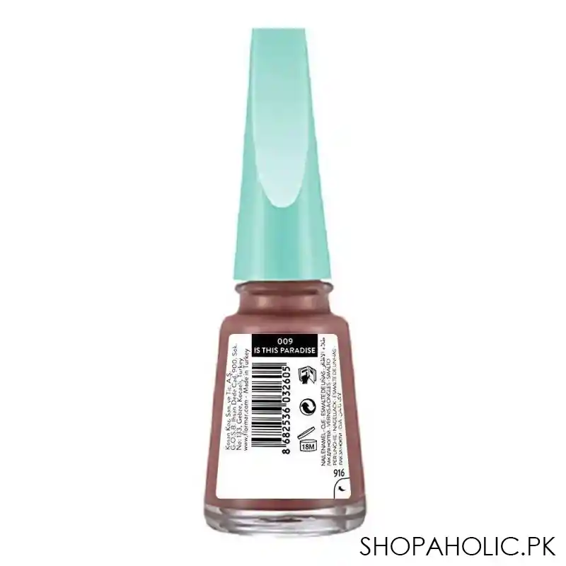 flormar breathing color nail enamel, is this paradise, 11ml, 009 image2