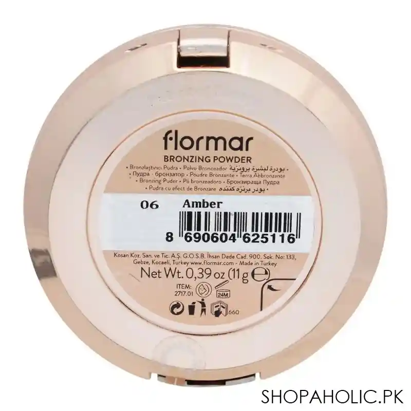 flormar bronzing powde,r 06 amber image3