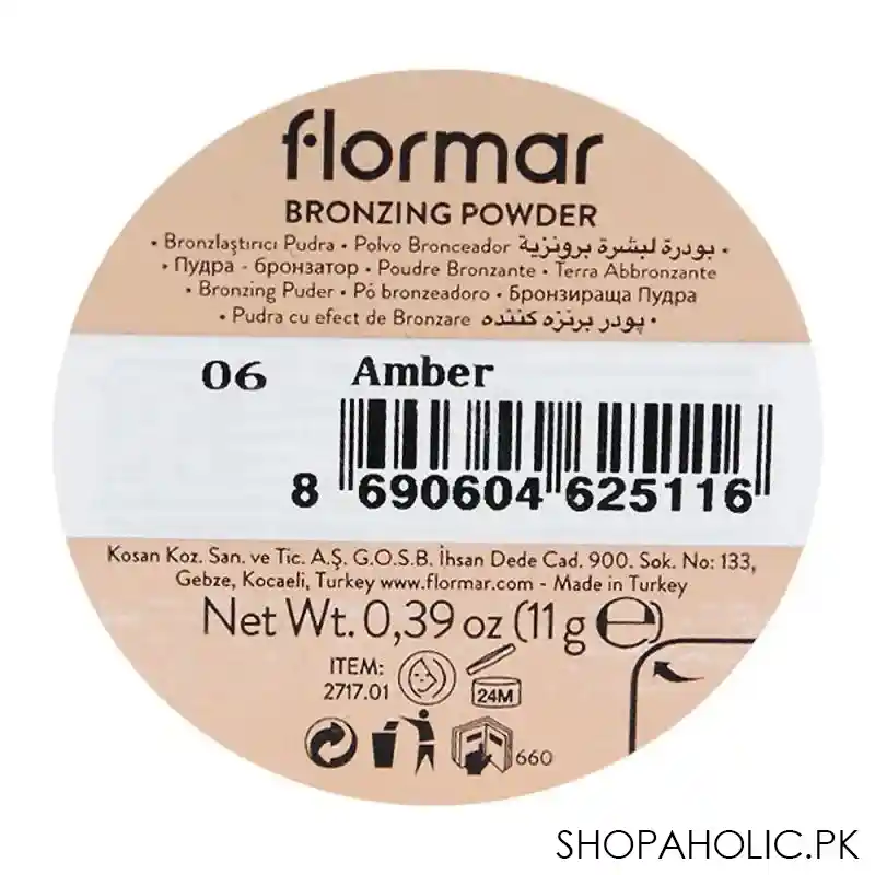 flormar bronzing powde,r 06 amber image4