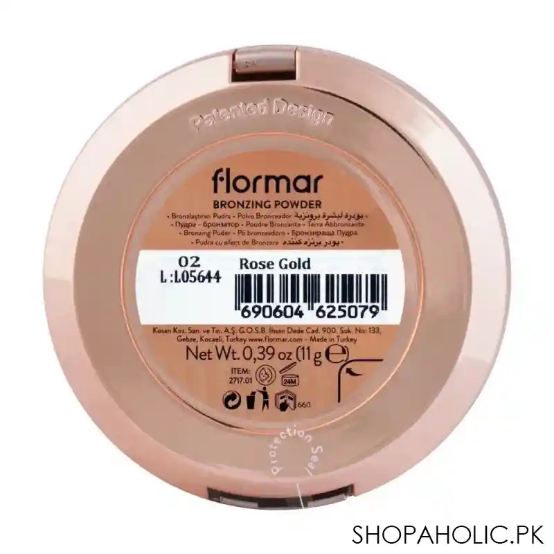 flormar bronzing powder, 02 rose gold image3