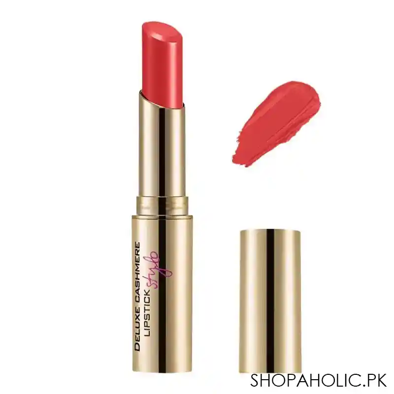 flormar deluxe cashmere stylo lipstick, dc22, red in flames main image