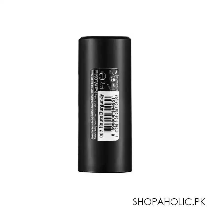 flormar extreme matte lipstick, 07, haute burgundy image4
