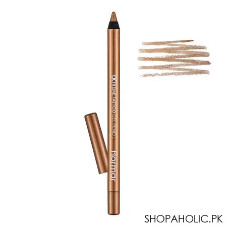 Flormar Extreme Tattoo Gel Pencil, 07 Gold Storm - Image 2
