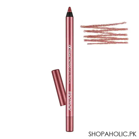 Flormar Extreme Tattoo Gel Pencil, 09 Pink Star - Image 2
