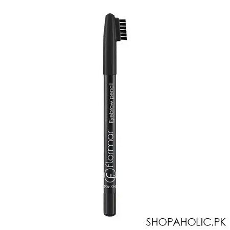 flormar eye brow pencil, 404 black image2
