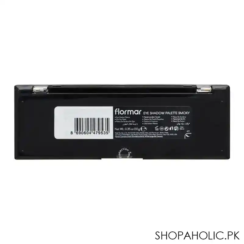 flormar eye shadow palette, 02 smoky image3