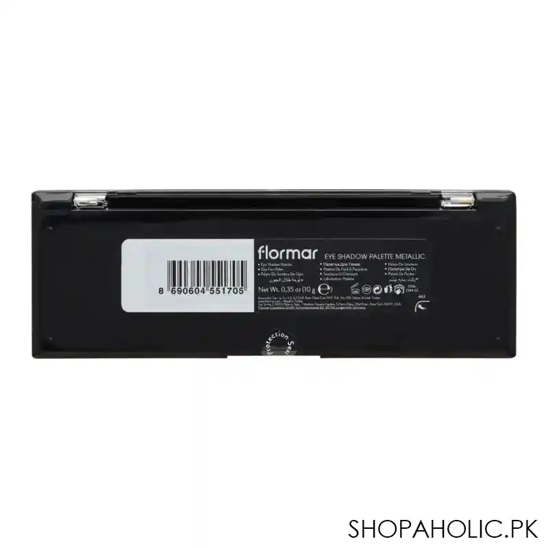 flormar eye shadow palette, 04 metallic image3
