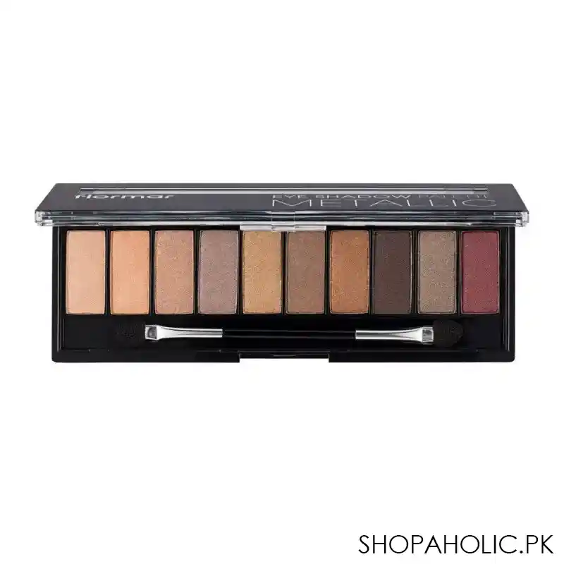flormar eye shadow palette, 04 metallic main image