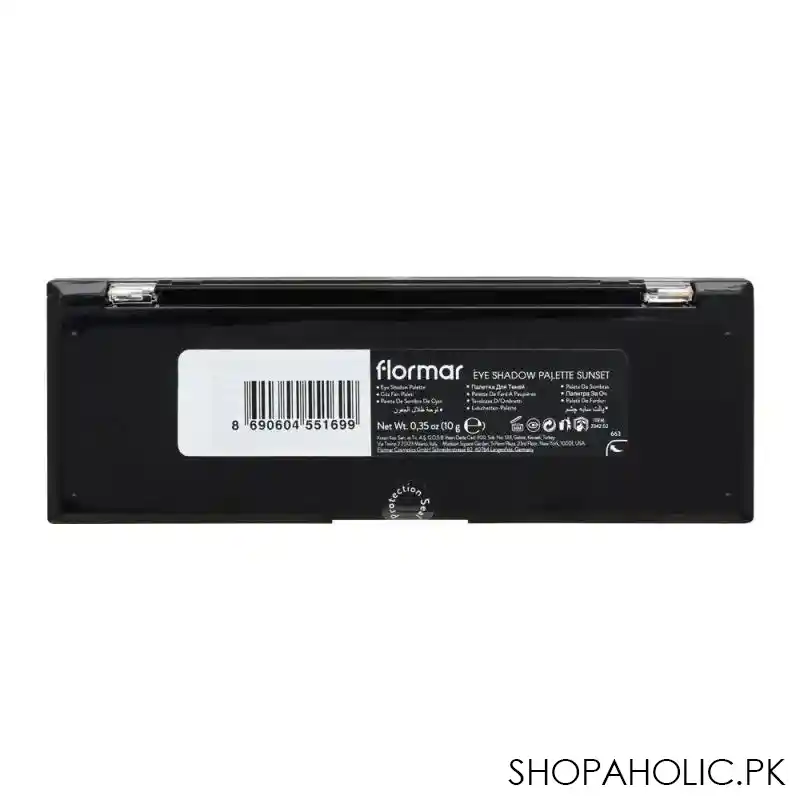 flormar eye shadow palette, sunset image3