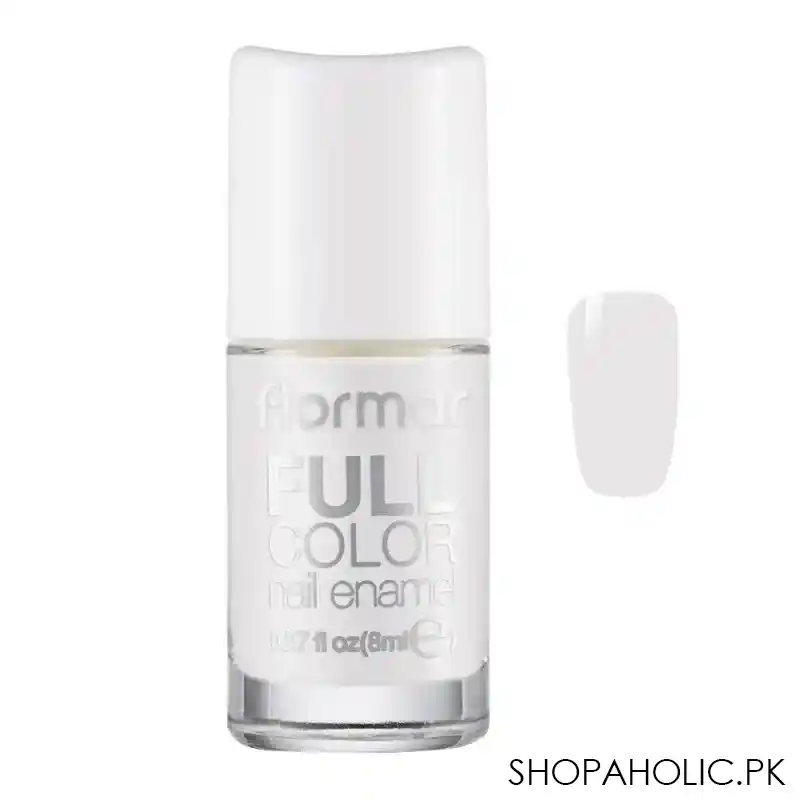 flormar full color nail enamel, fc01 over the alps, 8ml main image