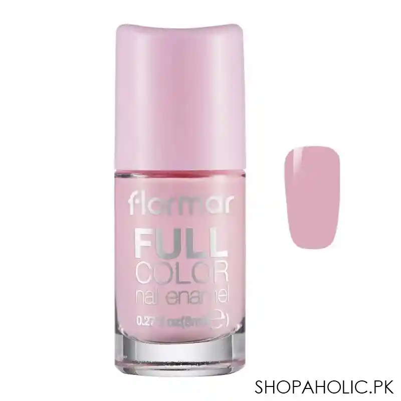 flormar full color nail enamel, fc02 love dust, 8ml main image
