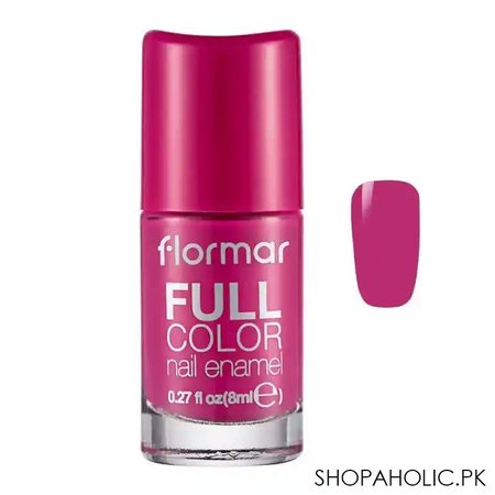 flormar full color nail enamel, fc12 love is blushing, 8ml main image