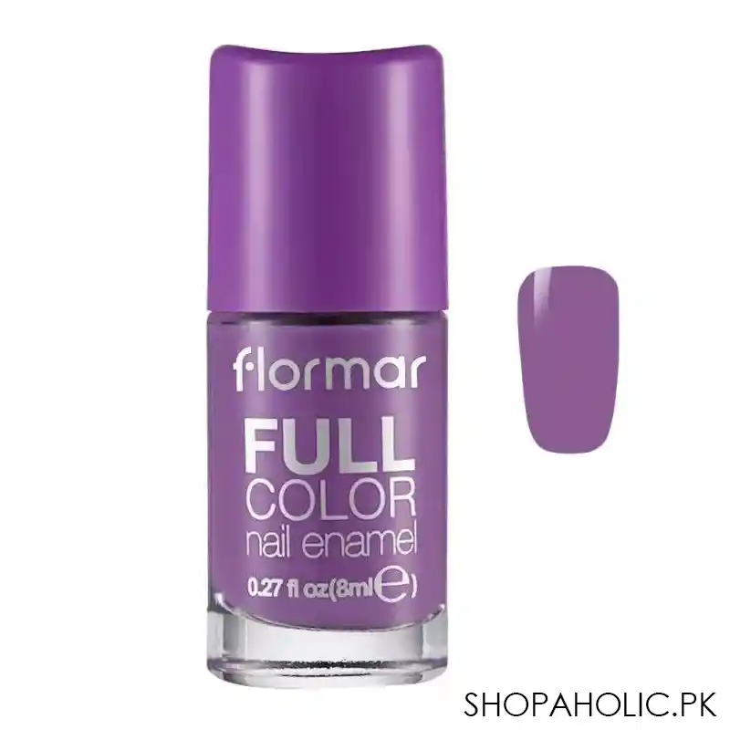 flormar full color nail enamel, fc15 awaken your senses, 8ml main image