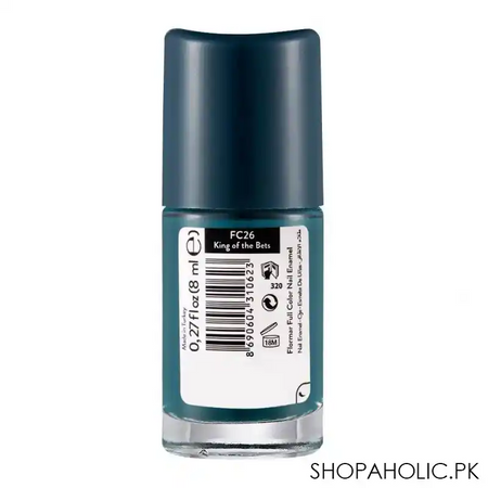 flormar full color nail enamel, fc26, king of the bets, 8ml image2