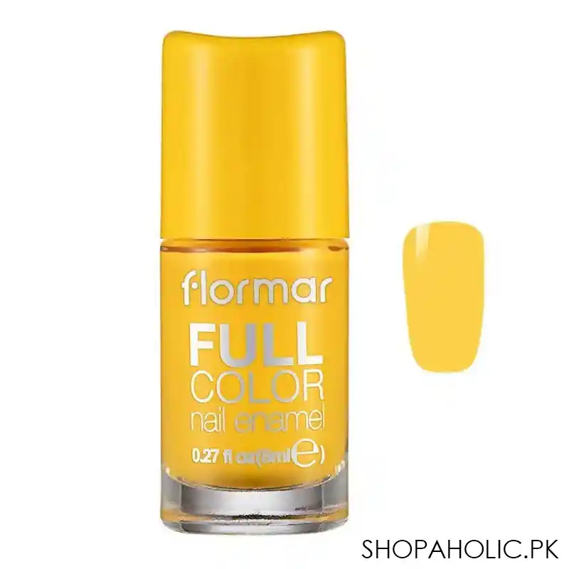 flormar full color nail enamel, fc47 lemoncello, 8ml main image
