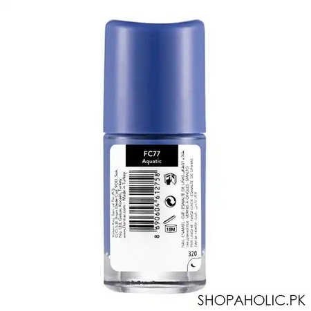 flormar full color nail enamel, fc77 aquatic, 8ml image2