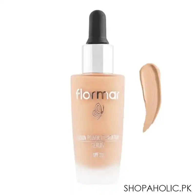 flormar fusion power foundation serum, spf20 sf060, soft beige main image