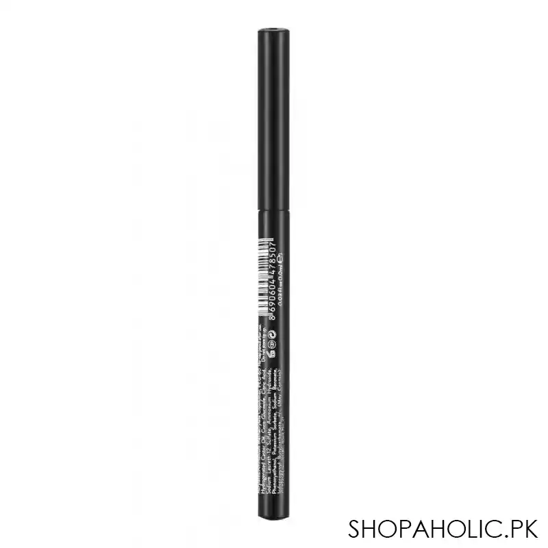 flormar graphic liquid eye liner, blackest black image3