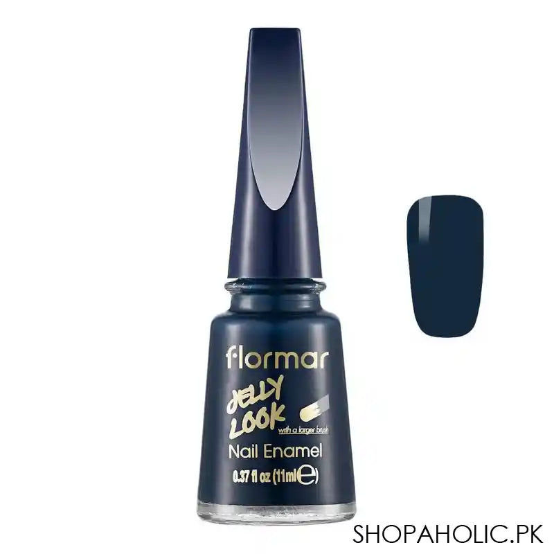 Flormar Jelly Look Nail Enamel, 11ml, JL18 Ocean Blue - Main Image