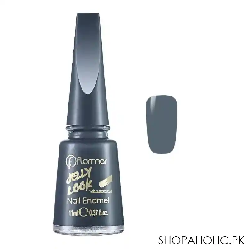 flormar jelly look nail enamel, jl13, pale eucalypt, 11ml main image