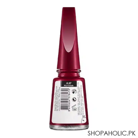 flormar jelly look nail enamel, jl37, marmelade, 11ml image2