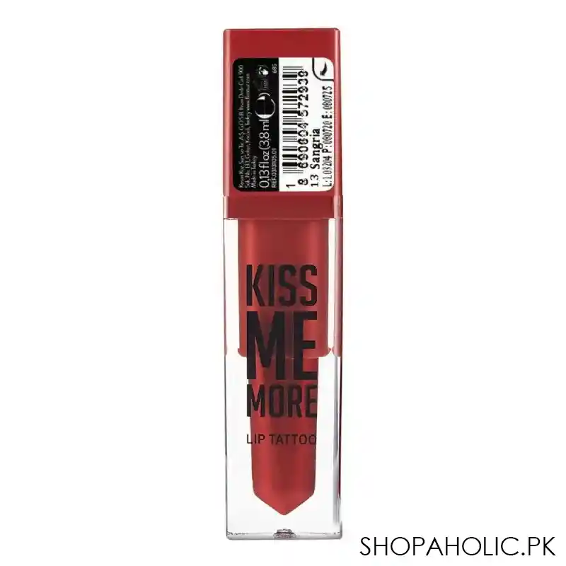 flormar kiss me more lip tattoo, 13 sangria image2